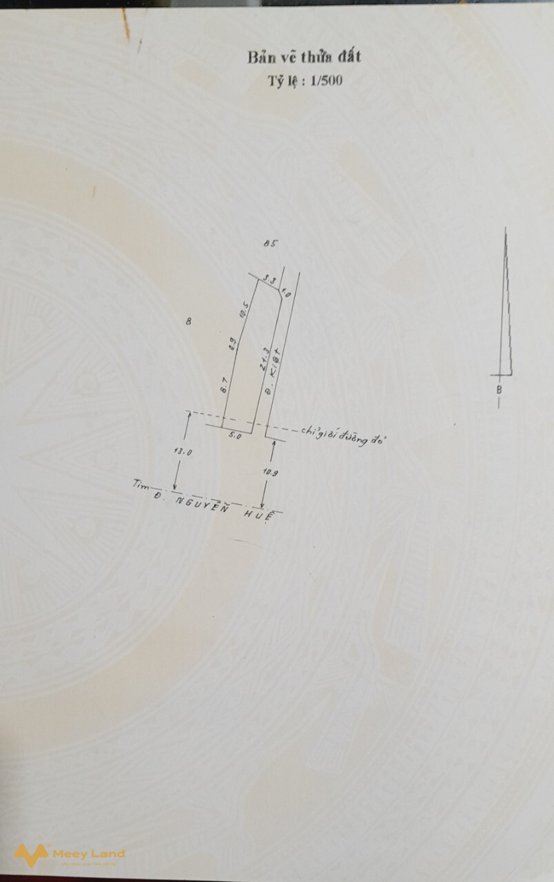 Đất mặt tiền, số nhà cực đẹp, trung tâm thành phố, gần trường đại học Khoa học, gần bệnh viện trung ương Huế