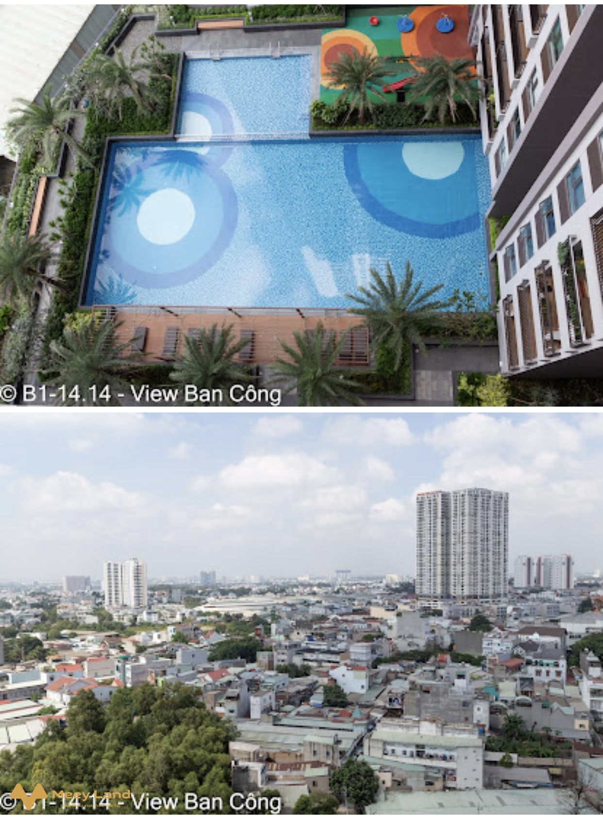 Căn hộ góc 3 phòng ngủ - 2Wc Opal Boulevard, view trung tâm thành phố Hồ Chí Minh, giá 3,9 tỷ