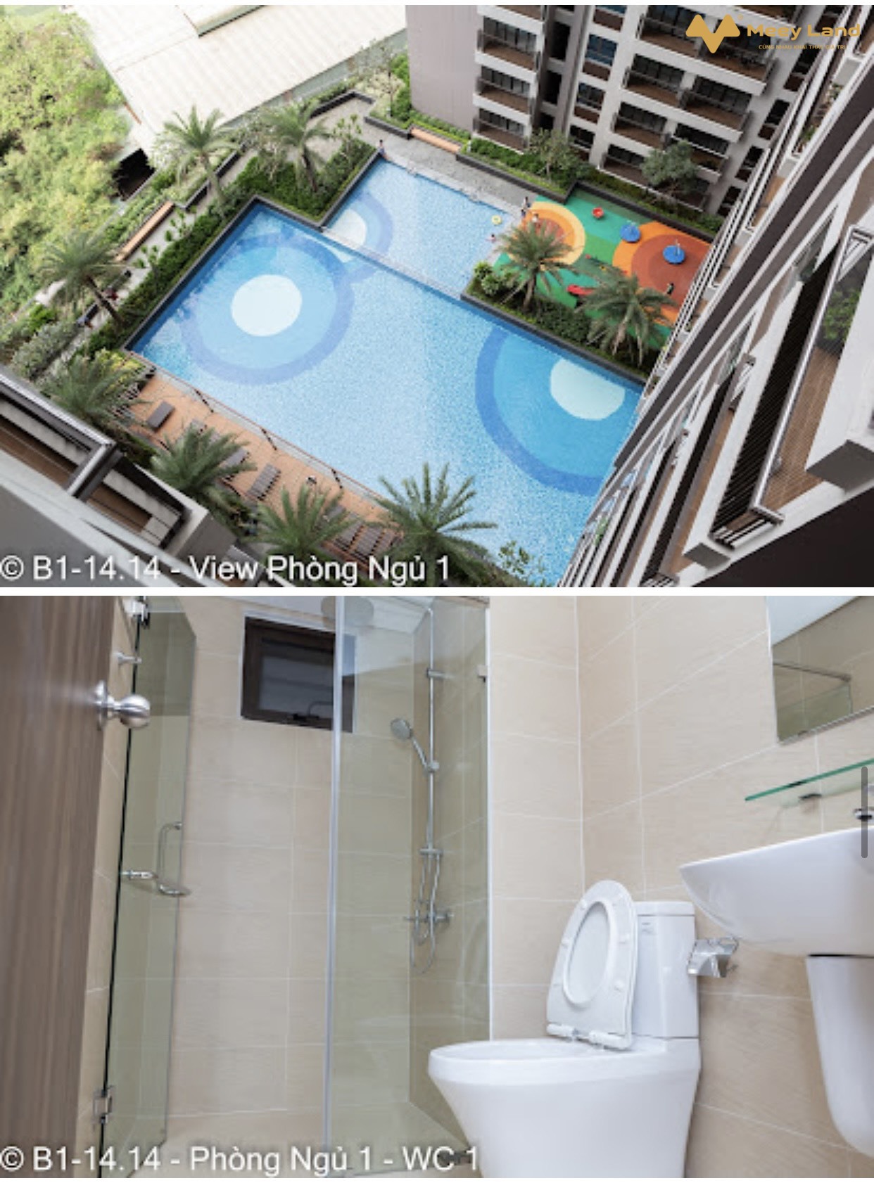 Căn hộ góc 3 phòng ngủ - 2Wc Opal Boulevard, view trung tâm thành phố Hồ Chí Minh, giá 3,9 tỷ